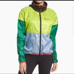 Cotopaxi Teca Full Zip Windbreaker Jacket in Limeade XS fits S to M